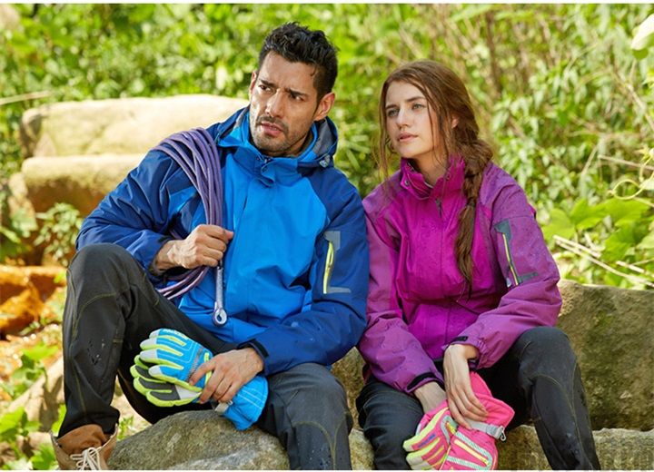 長絨內膽沖鋒衣--男士灰色(圖3)